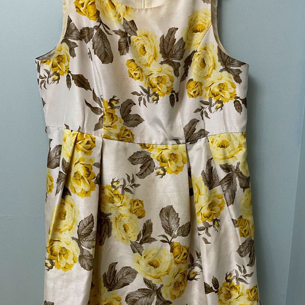Floral Rose print sleeveless dress